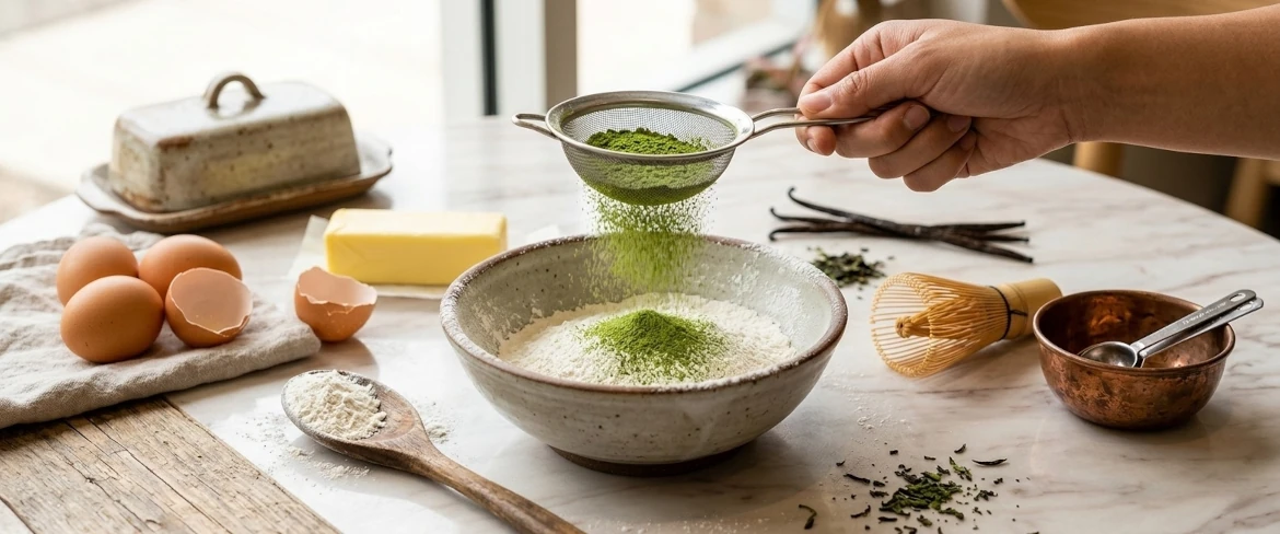Het bereiden van gebak met culinaire matcha – de beste matcha-recepten