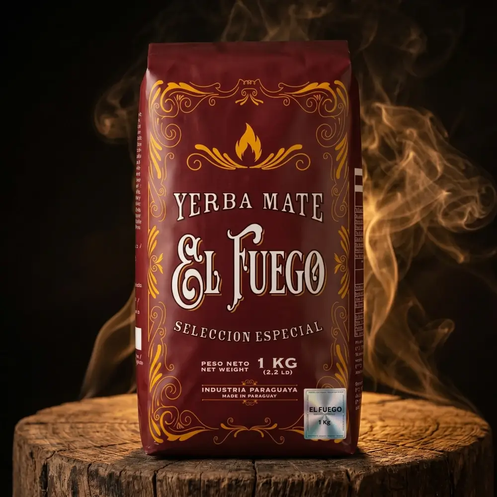 Nieuw: El Fuego Elaborada 1 kg – de sterkste Paraguayaanse yerba mate in een papieren verpakking