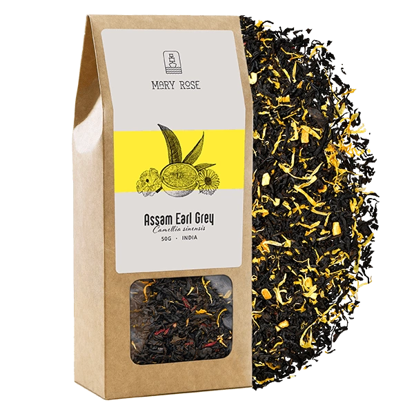 Mary Rose Assam Earl Grey zwarte thee