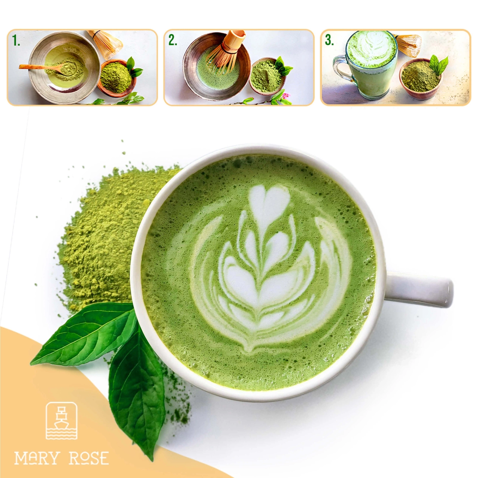 Hoe maak je stap voor stap een matcha latte?