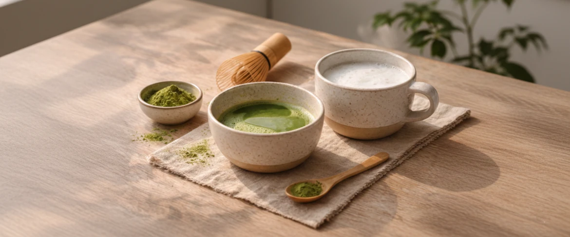 Hoe maak je thuis matcha latte – matcha bereiden met melk