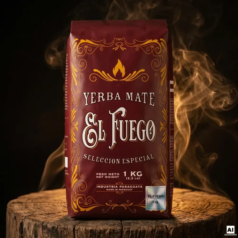 De sterkste yerba mate – El Fuego Elaborada 1 kg.
