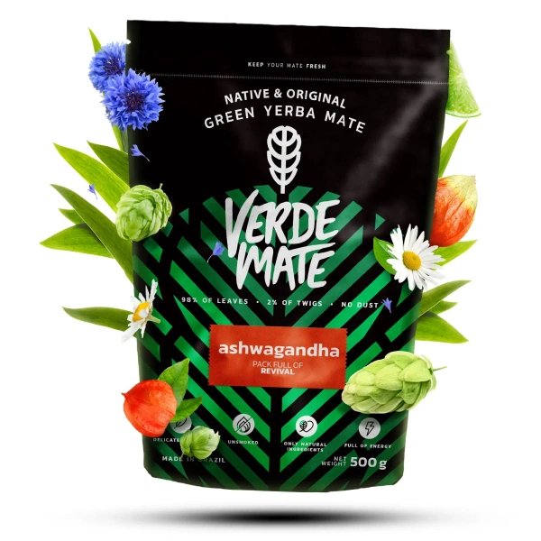Verde Mate Green Ashwagandha yerba mate met citroenverbena