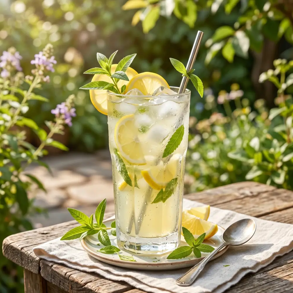 Zomerse limonade met citroenverbena