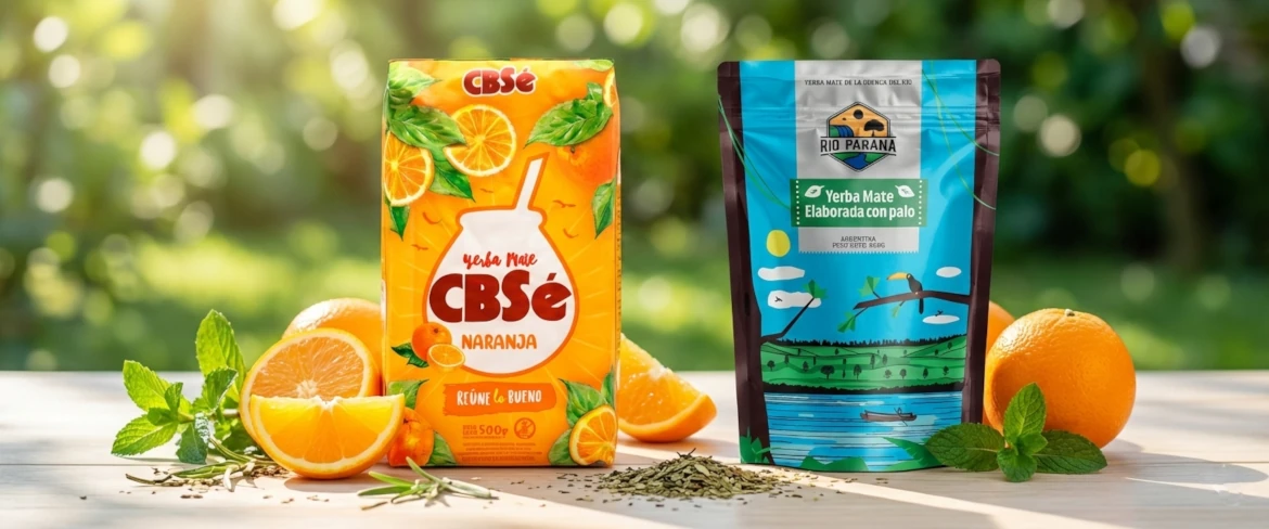 Moderne varianten van yerba mate uit Argentinië – gearomatiseerde en kruidenmengsels