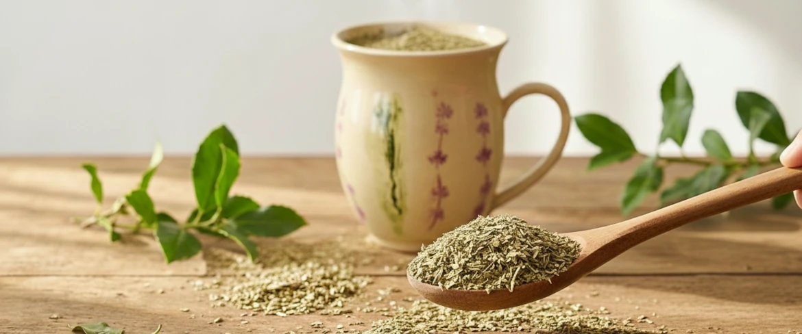 Yerba mate-bladeren en een mok – hoe je yerba mate stap voor stap in een mok zet