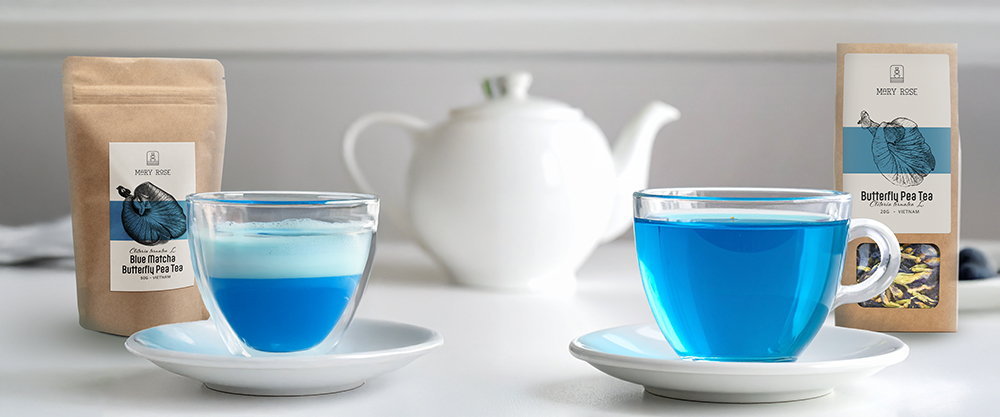 Mary Rose – Thee gemaakt van Clitoria Ternatea-bloemen