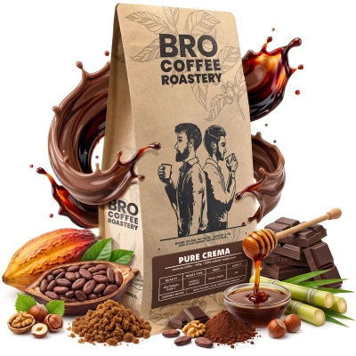 Bro Coffee Roastery – Hele Bonen Koffie Pure Crema 400 g