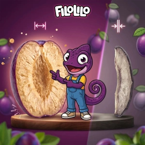 FiloLilo – Gevriesdroogde pruimen (halve) 20 g