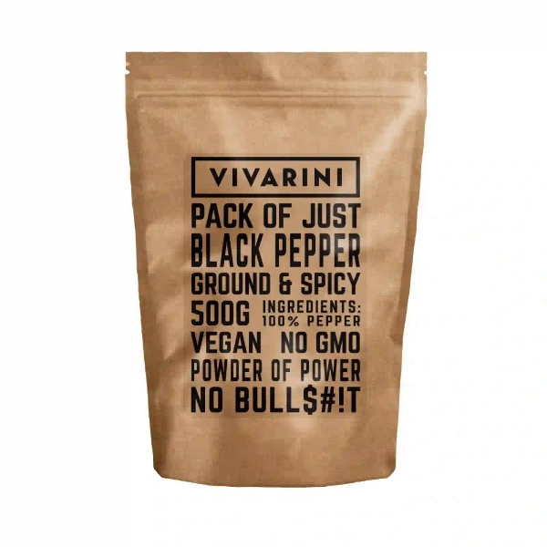 Vivarini – Zwarte peper (gemalen) 0,5 kg