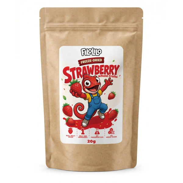 FiloLilo – Gevriesdroogde aardbeien (hele) 20 g
