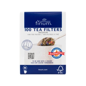 Papieren theefilters – maat M (100 stuks)