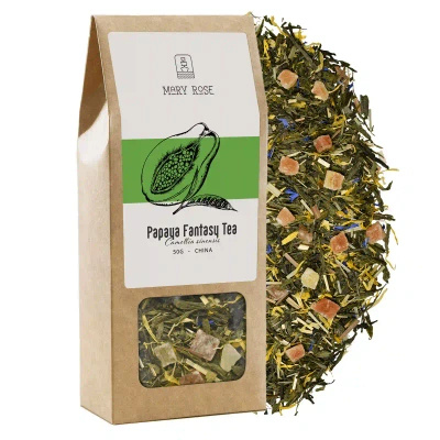 Mary Rose - Papaja Fantasie Groene Thee - 50g
