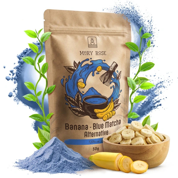 Mary Rose – Blue Matcha Alternative – Banaan (poeder) 50 g