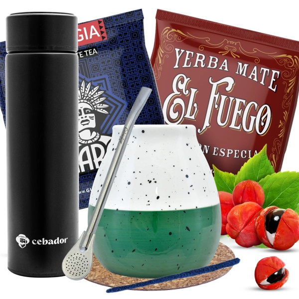 Yerba Mate kalebas Thermos startpakket