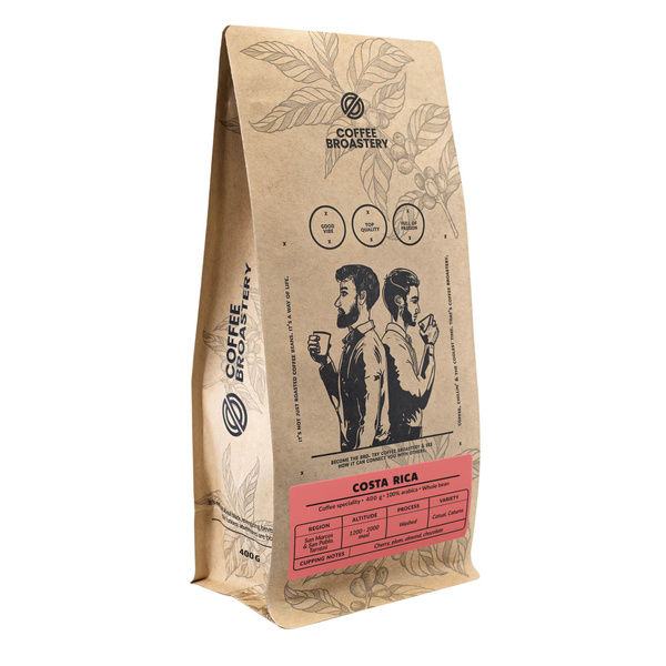 Bro Coffee Roastery - Hele Bonen Koffie Costa Rica San Rafael Speciality 400g