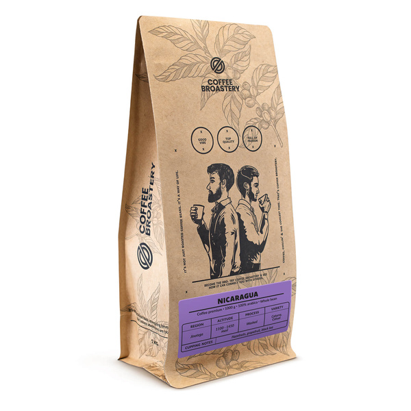 Bro Coffee Roastery - Hele Bonen Koffie Nicaragua Colibrí Azul Speciality 1kg