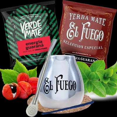 Yerba Mate set Kalebas + Bombilla