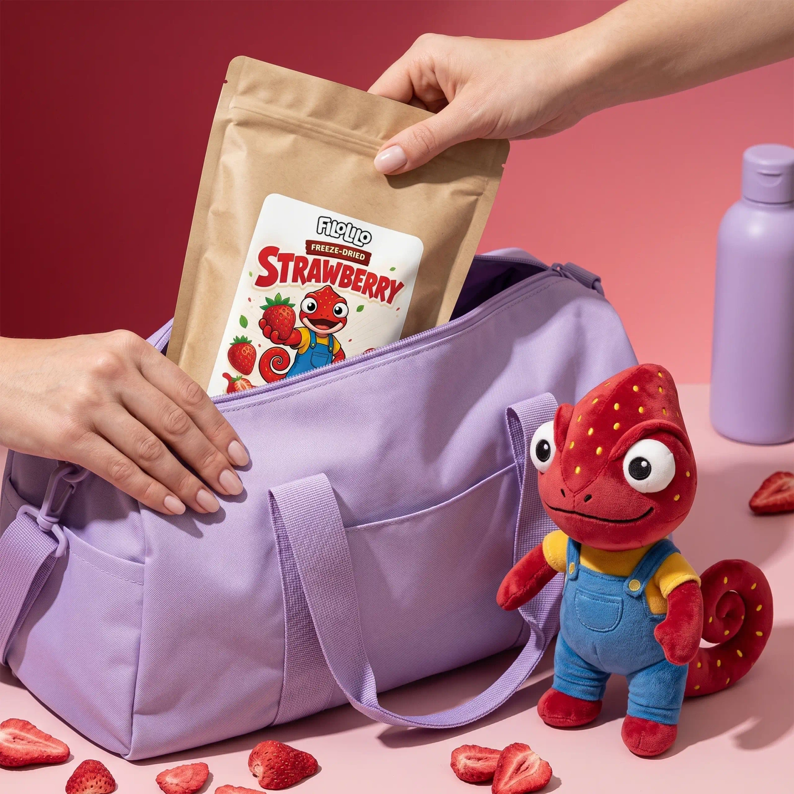 FiloLilo freeze-dried strawberry