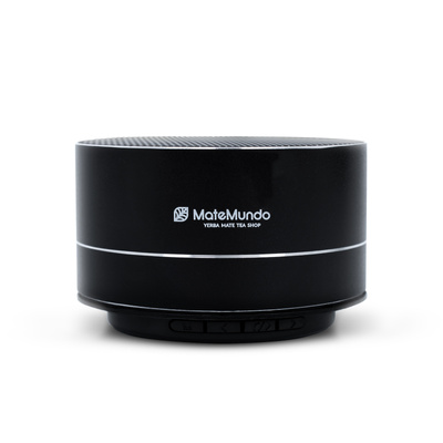 Luidspreker met MateMundo-logo