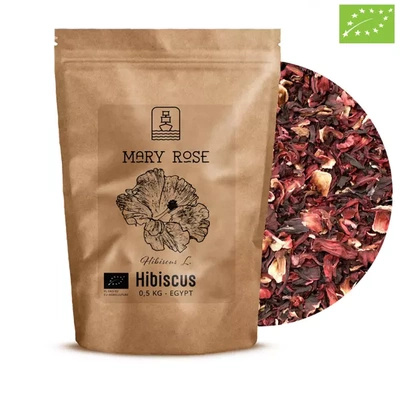 Mary Rose - Hibiscusbloem organisch (bloemblaadjes) 0,5 kg