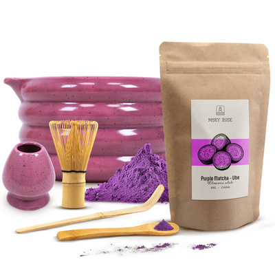 Set om Purple Matcha te bereiden