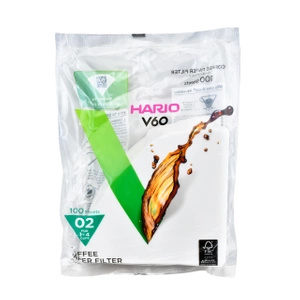 Papieren filters voor Hario V60-02 druppelaar (100 stuks)