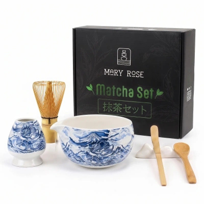 Cadeauset: accessoires voor het bereiden van matchathee
