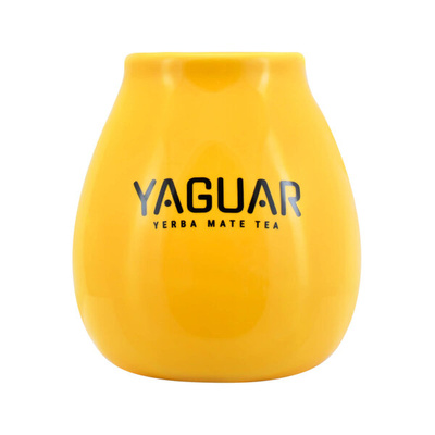 Yaguar Keramische Mate beker 350 ml - Geel