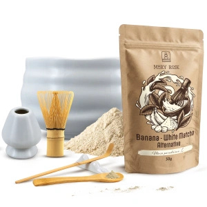 Set om White Matcha te bereiden