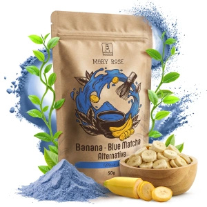 Mary Rose – Blue Matcha Alternative – Banaan (poeder) 50 g