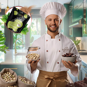 Nustino – Pindakaas in poedervorm – Pistachio & Chocolate (geen suiker toegevoegd) 400 g