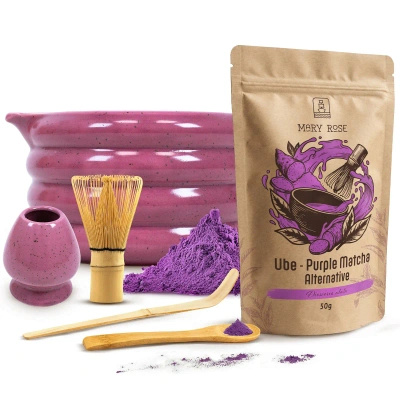Set om Purple Matcha te bereiden