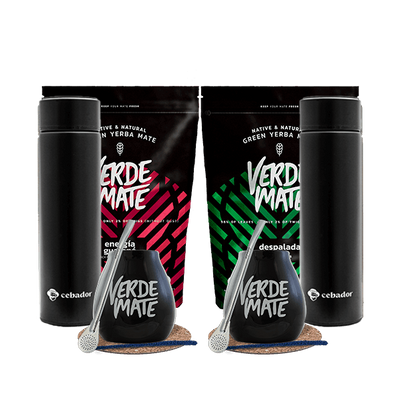 SET Yerba Mate THERMOS accessoires voor twee personen