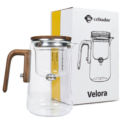 Glazen theepot met magnetische infuser Velora 800 ml