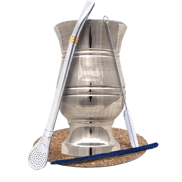 Accessoireset voor yerba mate: Palo Santo + Bombilla