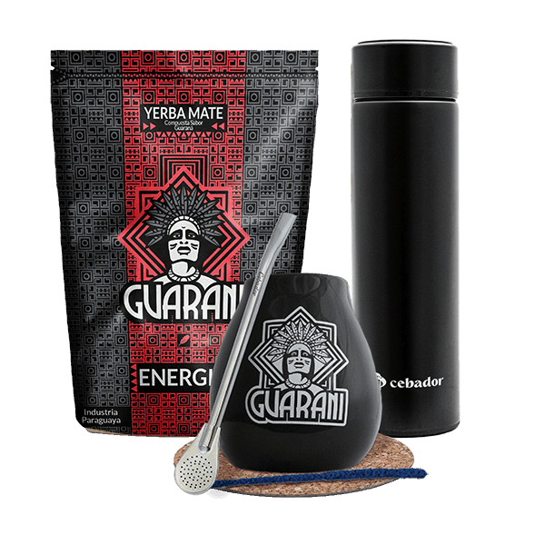 Set Yerba Mate Guarani Energia 500g Thermosfles