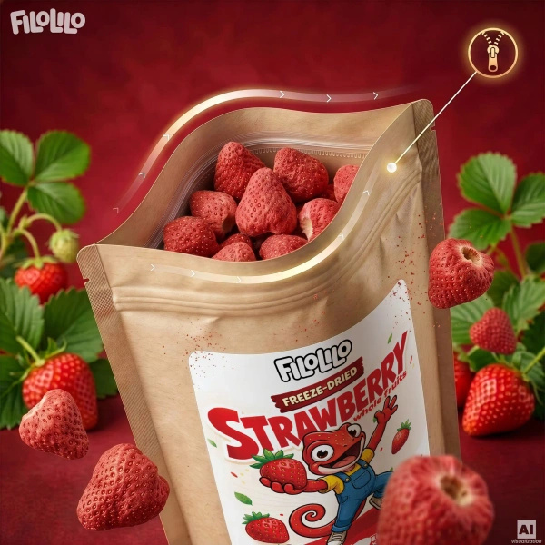 FiloLilo – Gevriesdroogde aardbeien (hele) 20 g