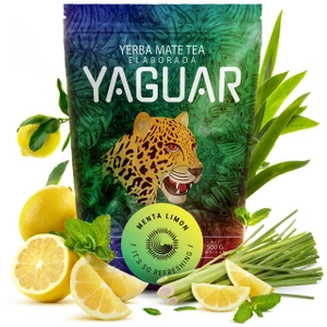 Yerba Mate Set Yaguar Naranja 500g + Yaguar Menta Limon 500g
