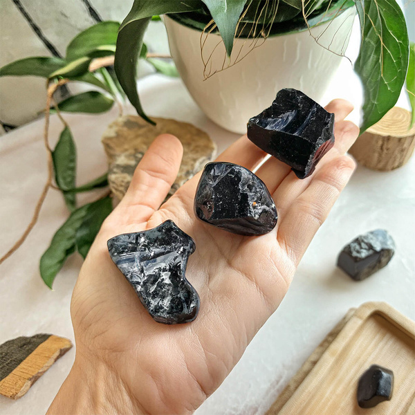 Zwart Obsidiaan (ruwe steen) 50 g