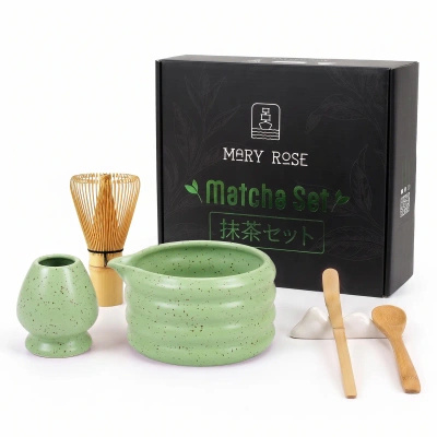 Cadeauset: accessoires voor het bereiden van matchathee