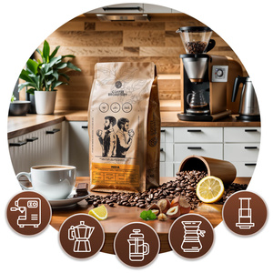 Bro Coffee Roastery - Hele Bonen Koffie India Karnataka Premium 400g