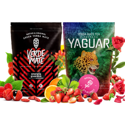 Yerba Mate-set: Verde Mate + Yaguar