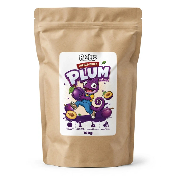 FiloLilo – Gevriesdroogde pruimen (halve) 100 g