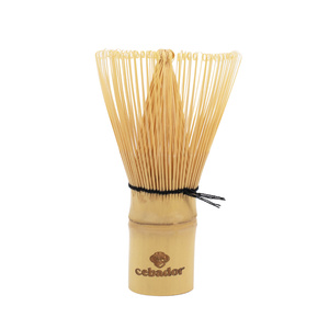 Bamboe matcha thee accessoire set: chasen garde + chashaku schep + lepel