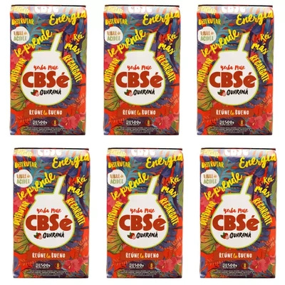 Yerba Mate CBSe Energia met Guarana 6x500g (3kg)