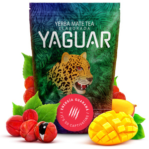 Set Yerba Mate Yaguar Energy Kalebas Gatito 500g