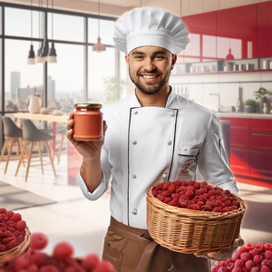 Nustino – Pindakaas in poedervorm – Raspberry (geen suiker toegevoegd) 400 g