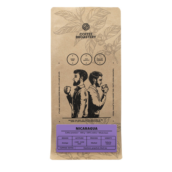 Bro Coffee Roastery - Hele Bonen Koffie Nicaragua Colibrí Azul Speciality 400g