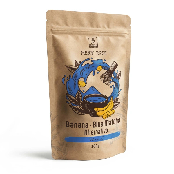 Mary Rose – Blue Matcha Alternative – Banaan (poeder) 100 g